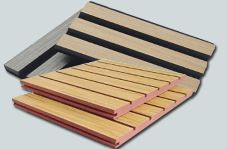 wooden groove acoustic panel